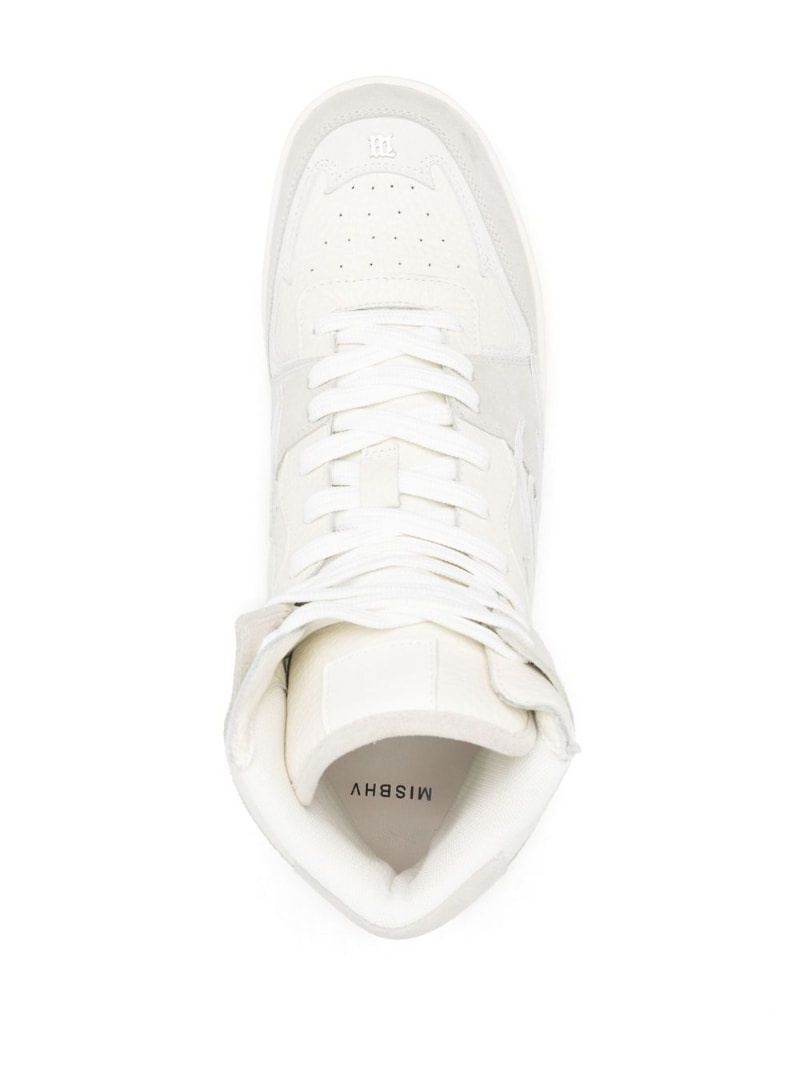 appliqué logo hi-top sneakers - 6