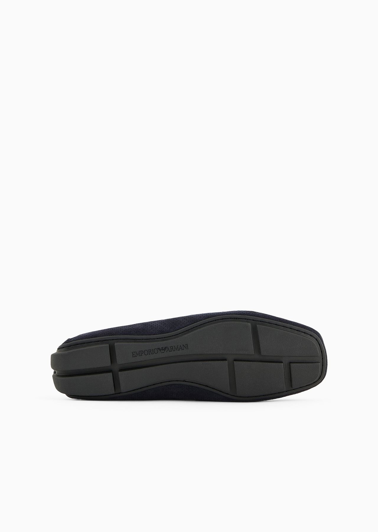 Micro-perforated suede driving loafers - 11