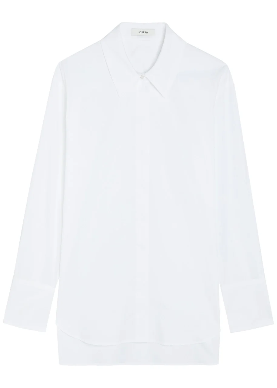 Joseph Nellie Cotton-poplin Blouse - 1