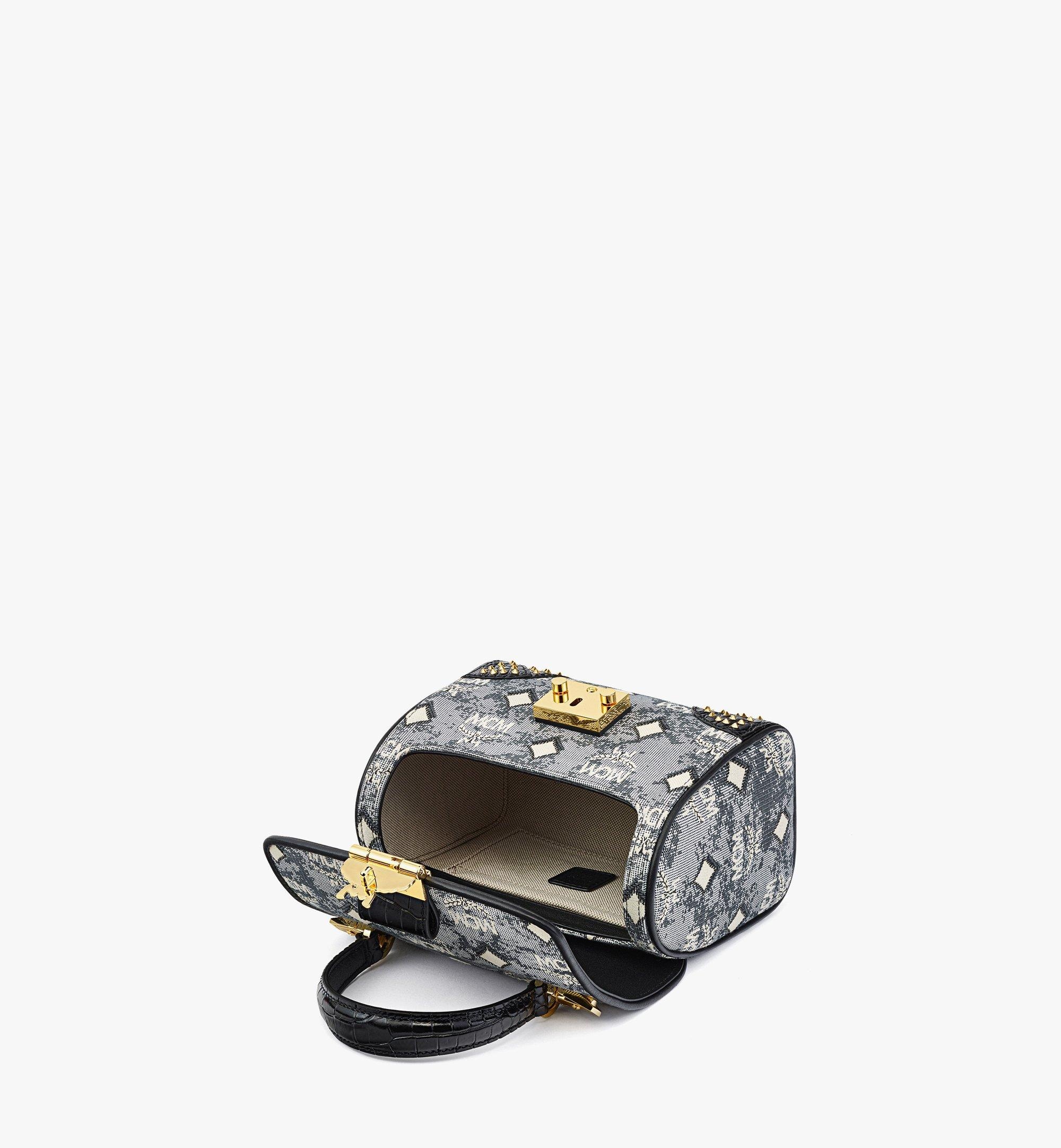 Tracy Satchel in Studded Vintage Monogram Jacquard - 4