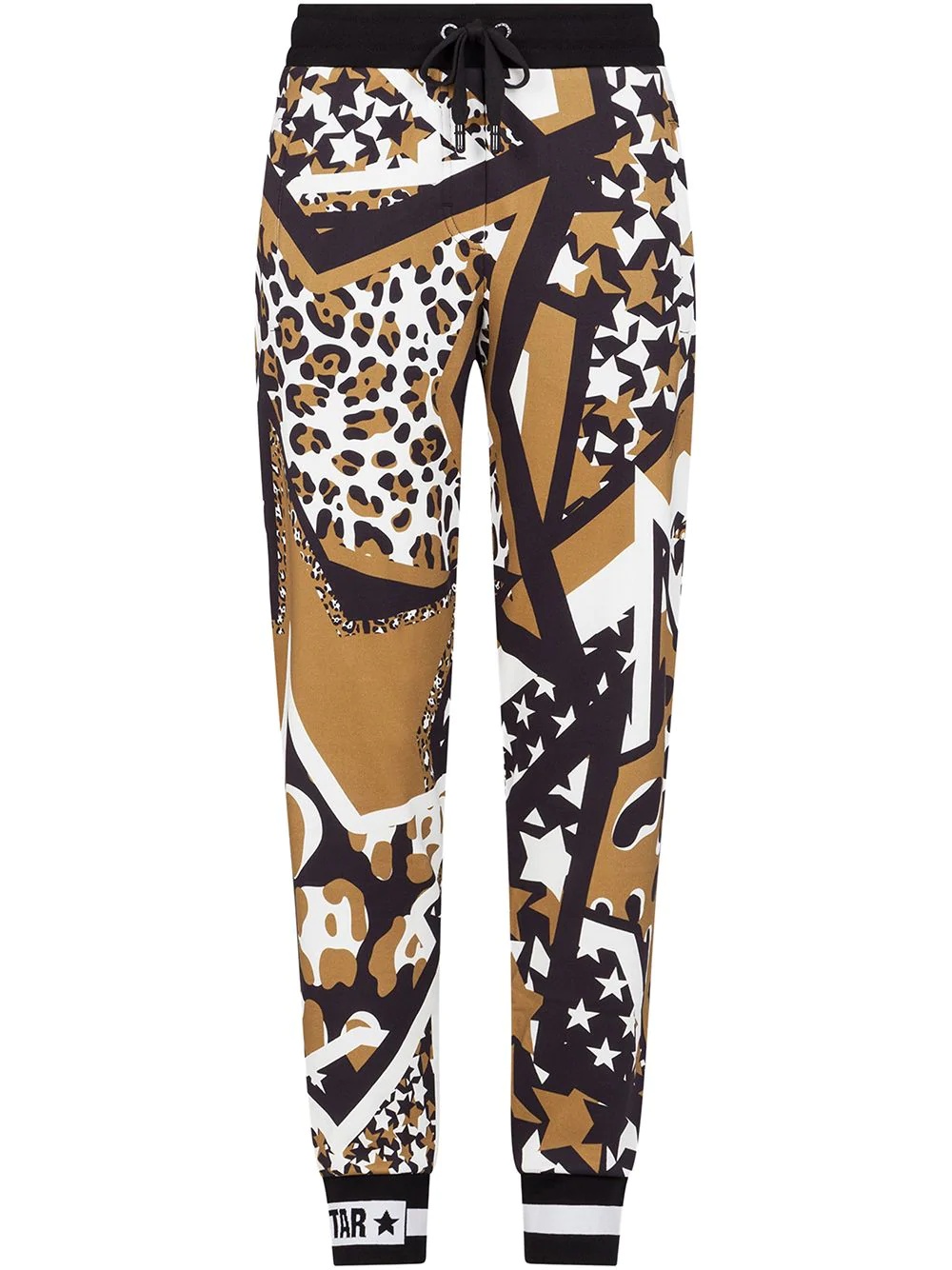 Millenials star print track pants - 1