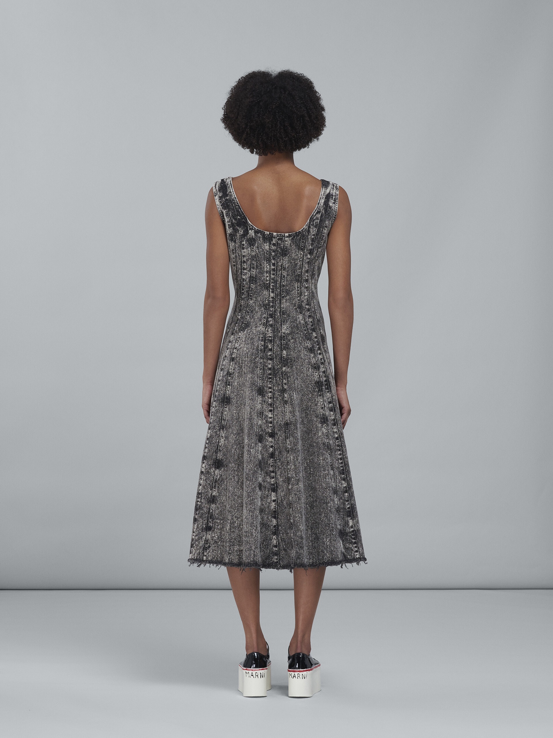 LONG DENIM DRESS - 3