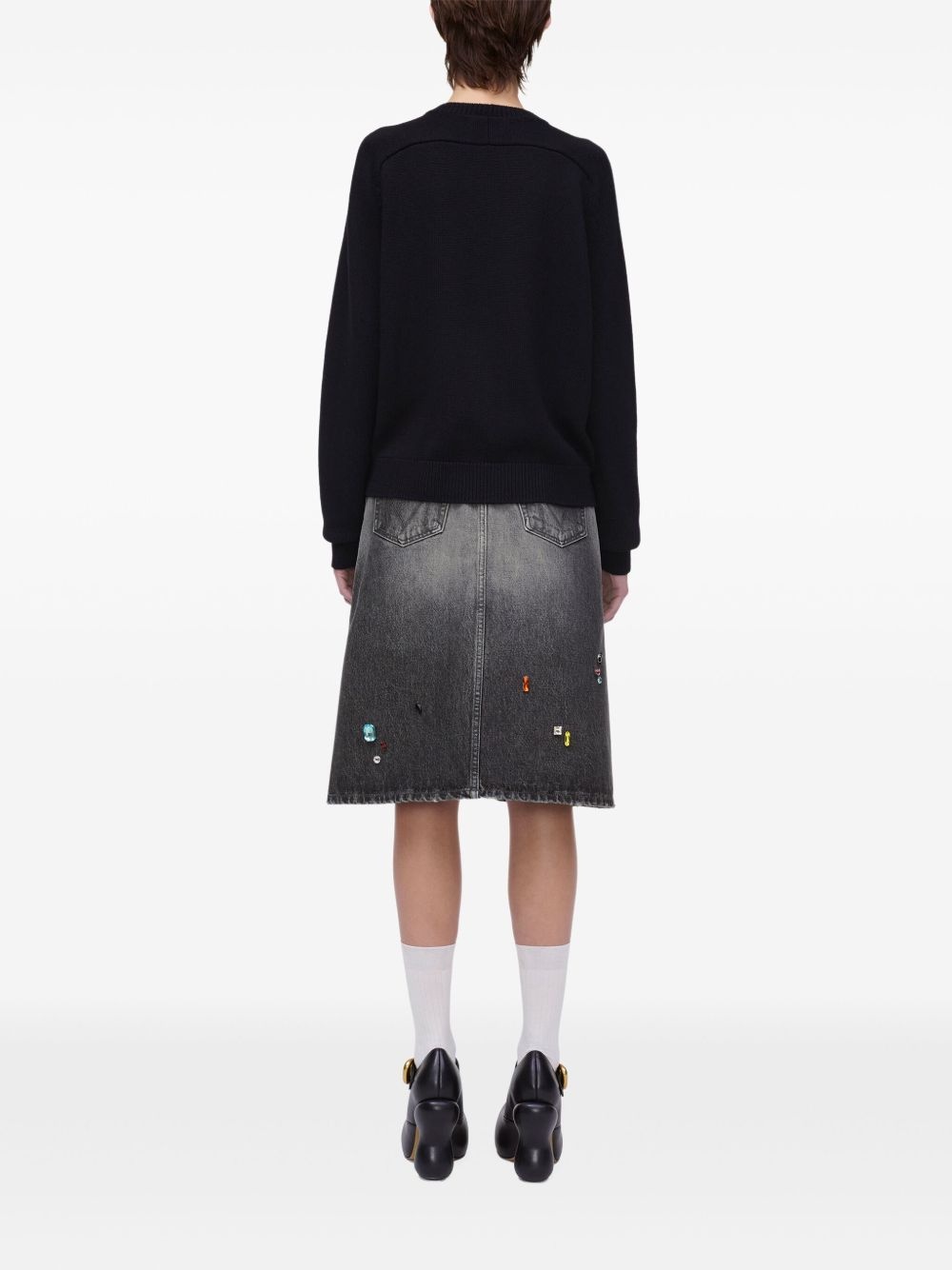 logo-embellished sweatshirt - 3