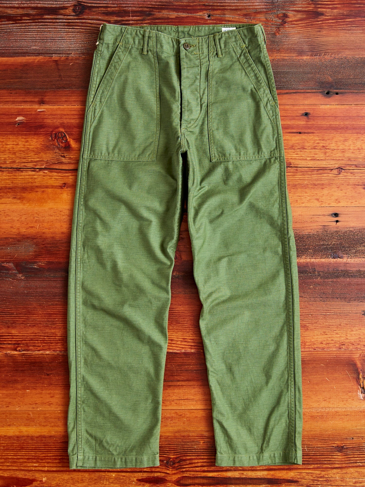 Straight Fit Fatigue Pants in Army - 1