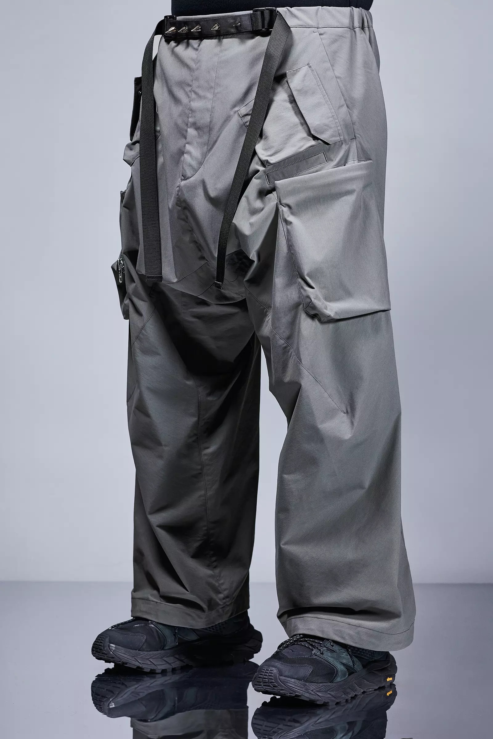 P30AL-E Encapsulated Nylon Ultrawide Drawcord Cargo Trouser Gray - 9