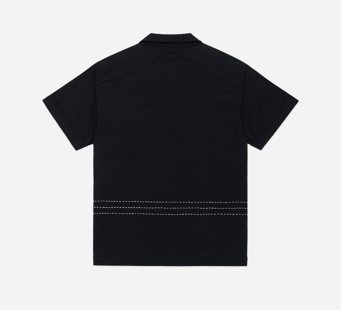 Vacation Shirt - Black Hand Stitch - 2