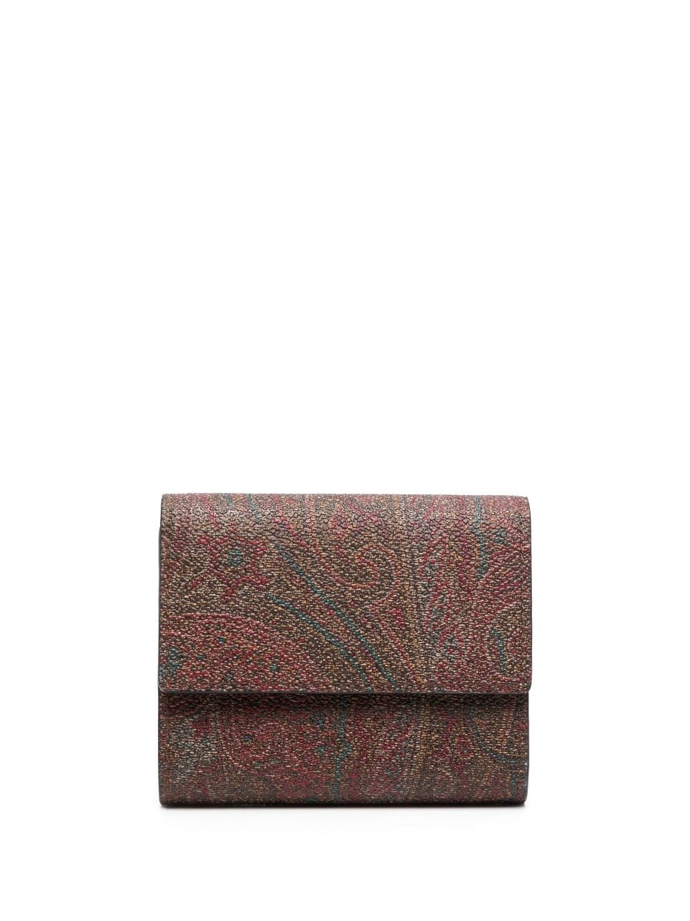 paisley-pattern wallet - 1
