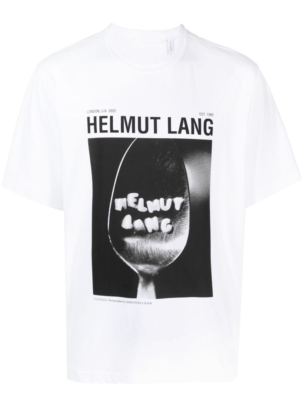 photograph-print cotton T-shirt - 1