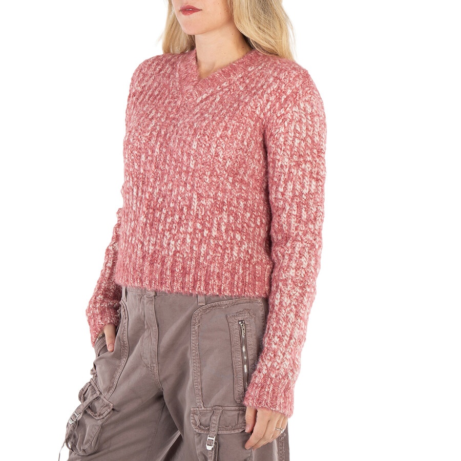 Acne Studios Off White/Multi Wool Blender Jumper - 2