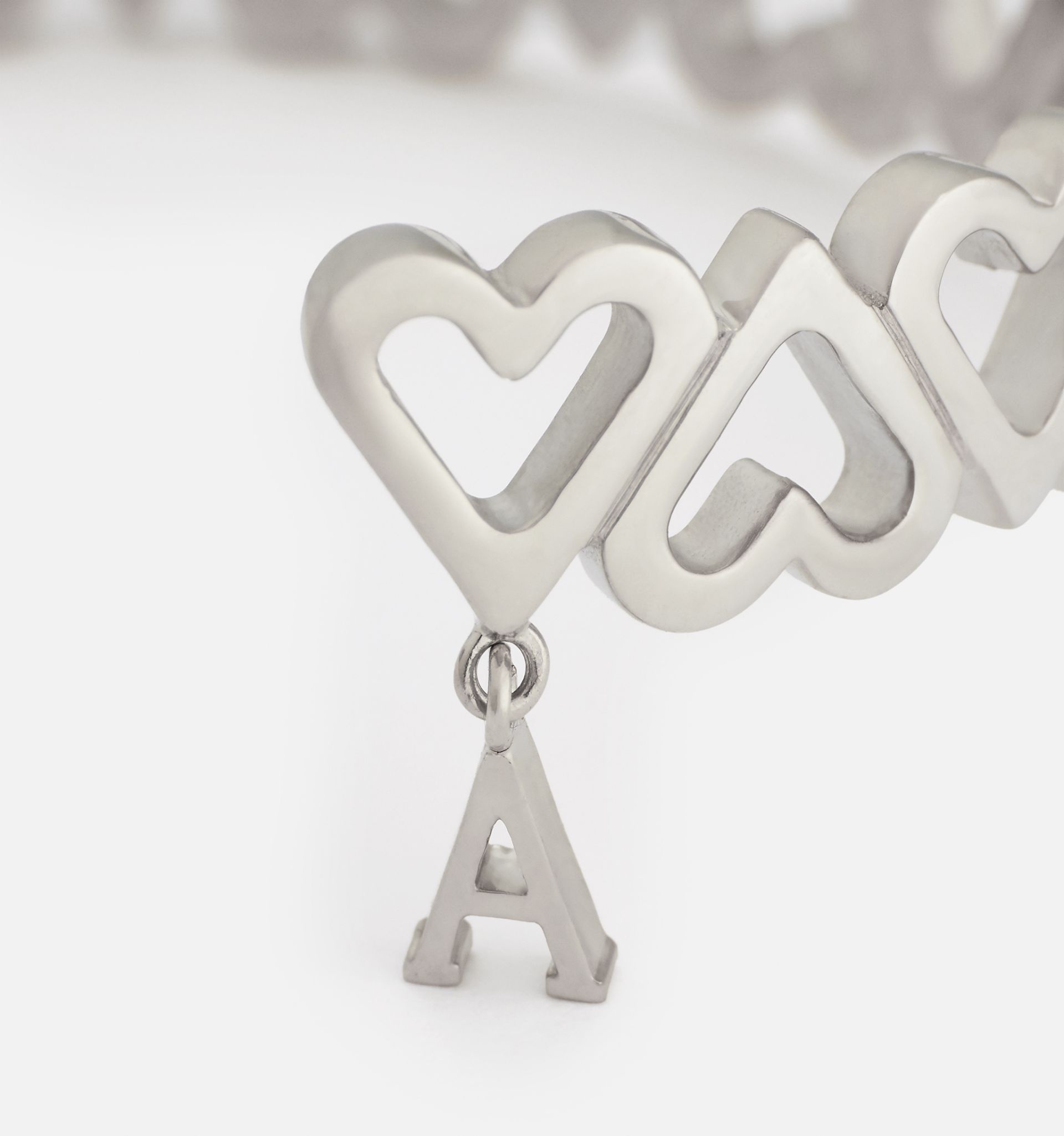 Upisde Down Hearts Bracelet - 3
