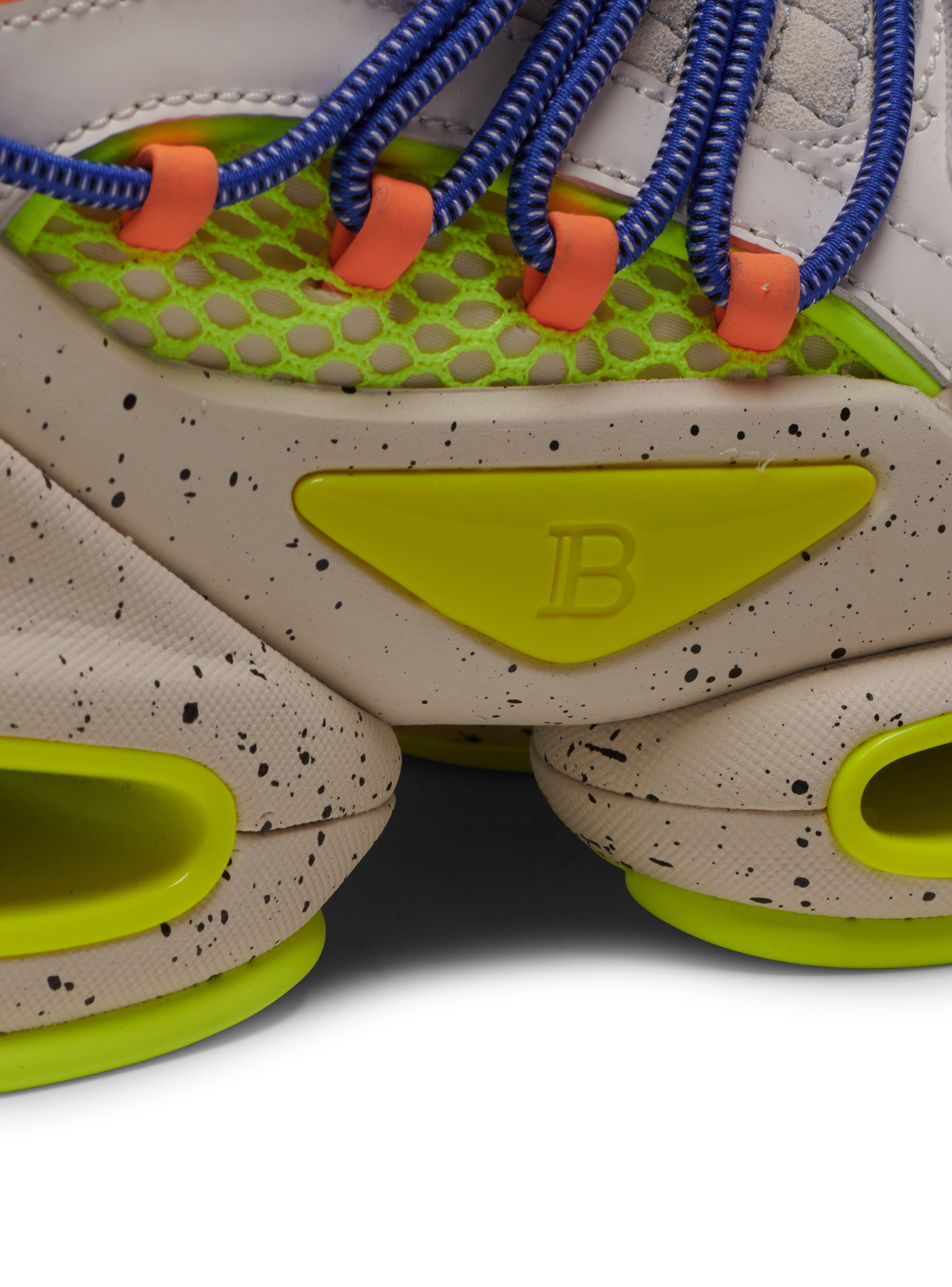 B-Bold low-top trainers in neoprene and suede - 7