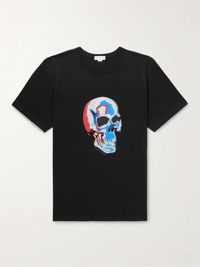 Printed Cotton-Jersey T-Shirt - 1