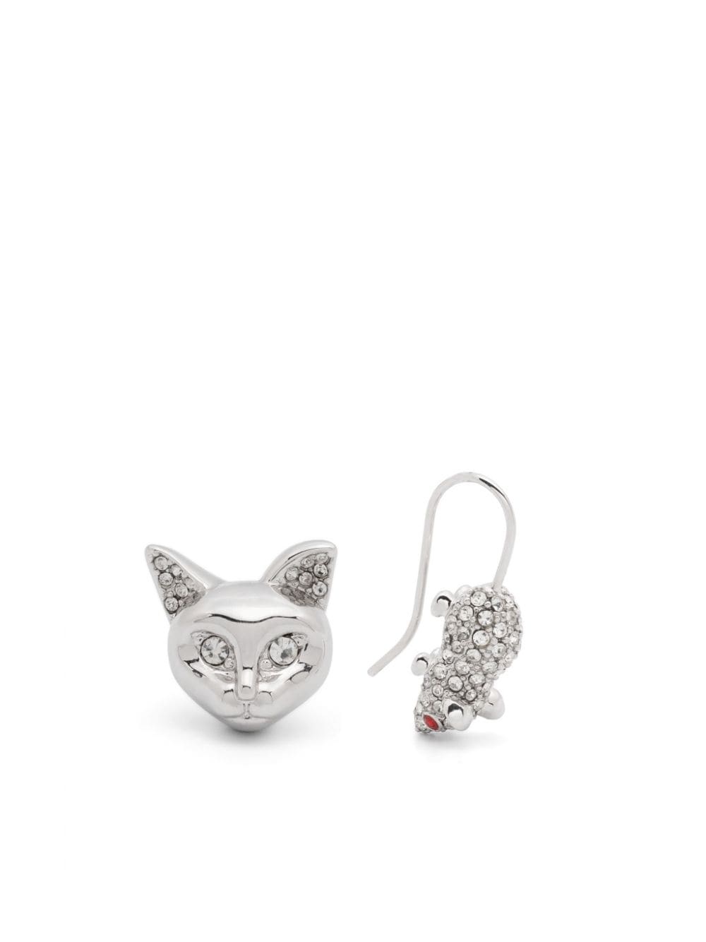 cat and mouse earrings - 1