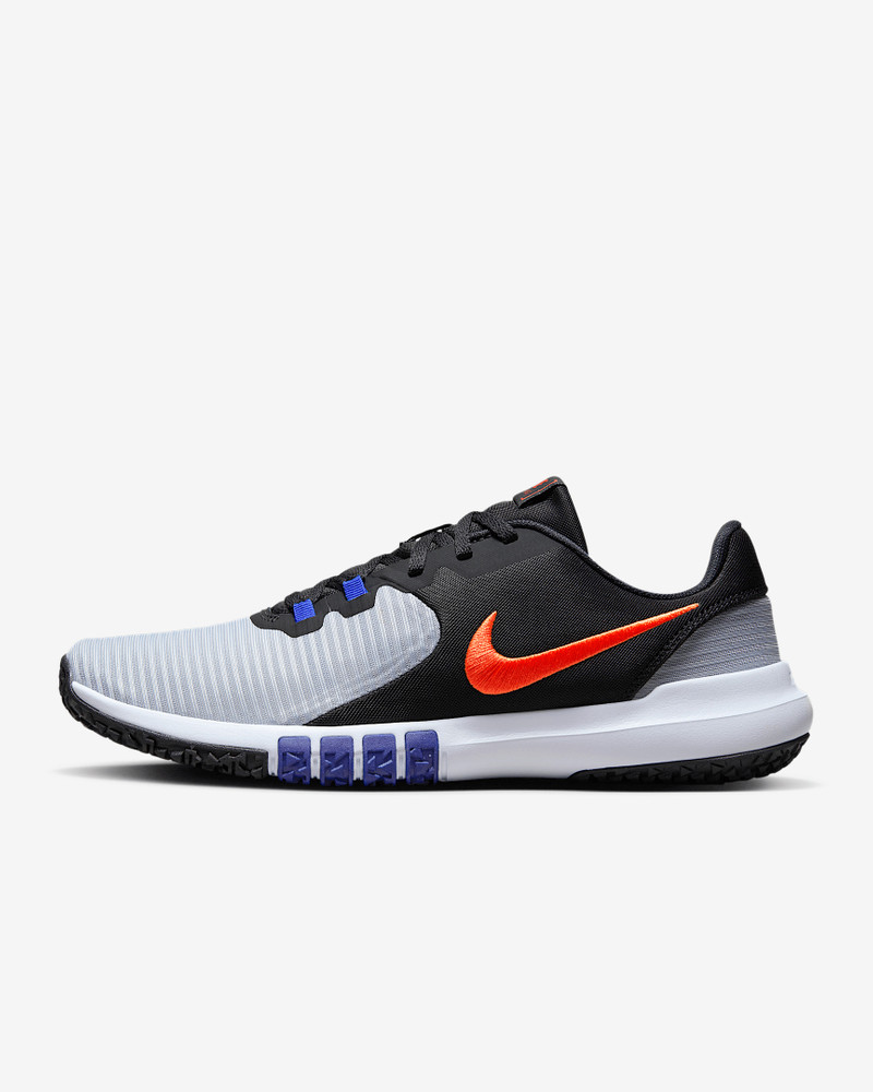Flex Control 4 "Wolf Grey Black Racer Blue Team Orange" sneakers - 1
