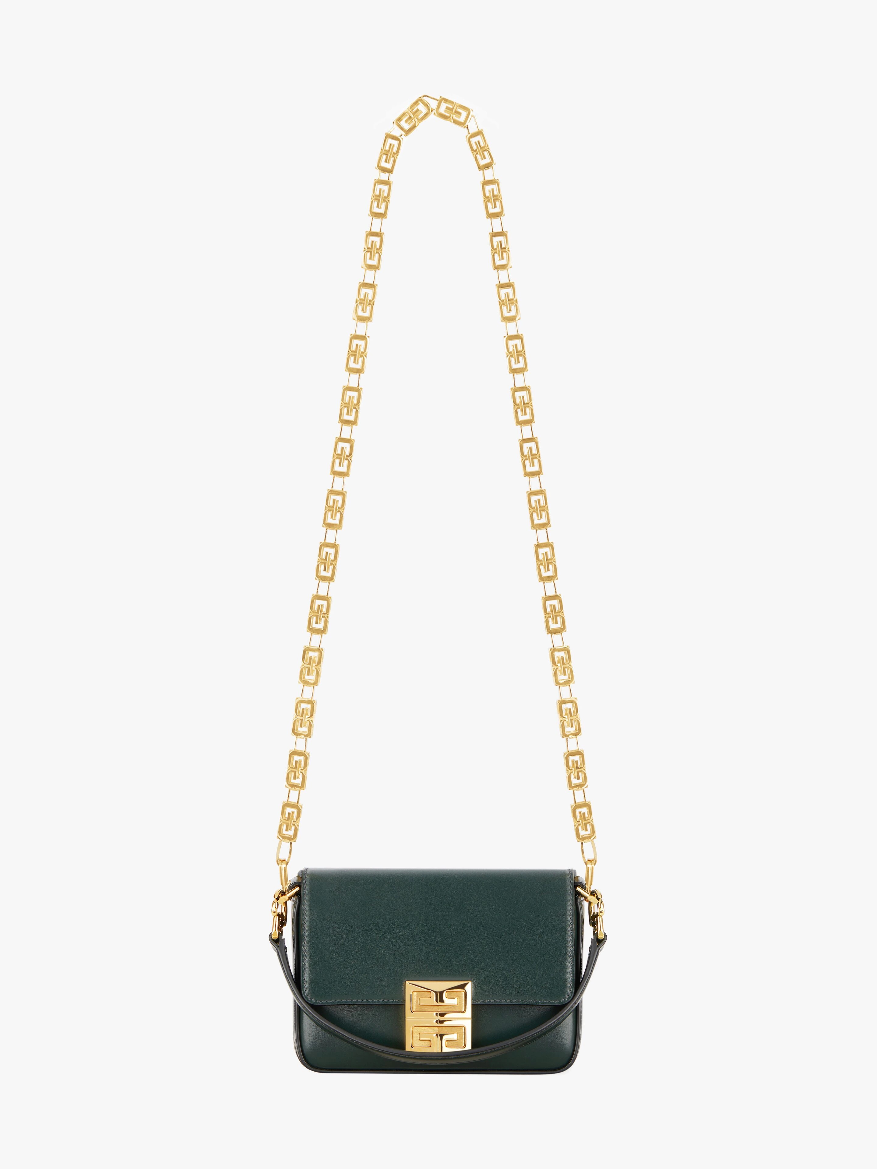 SMALL 4G BAG IN BOX LEATHER WITH CHAIN - 3