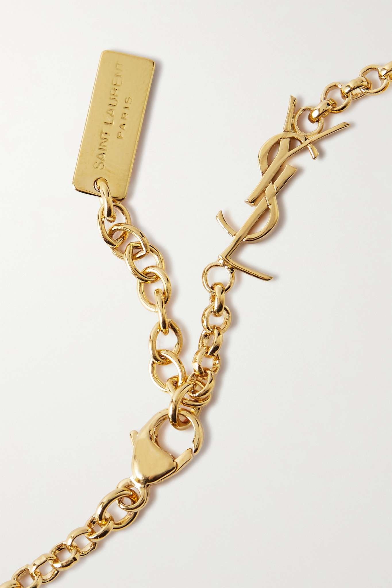 ブレスレット SAINT LAURENT CASSANDRE CHAIN BRACELET CASSANDRE charm bracelet in metal | Saint Laurent | YSL US