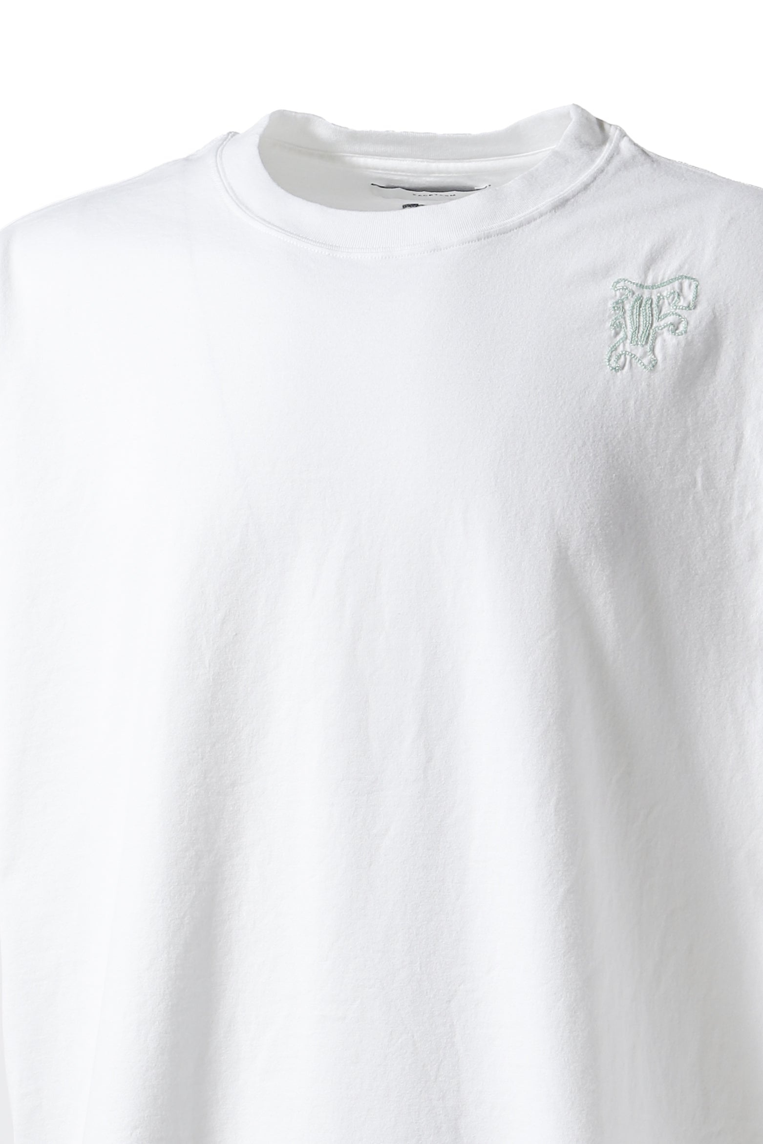RIB BIG TEE / WHT - 3