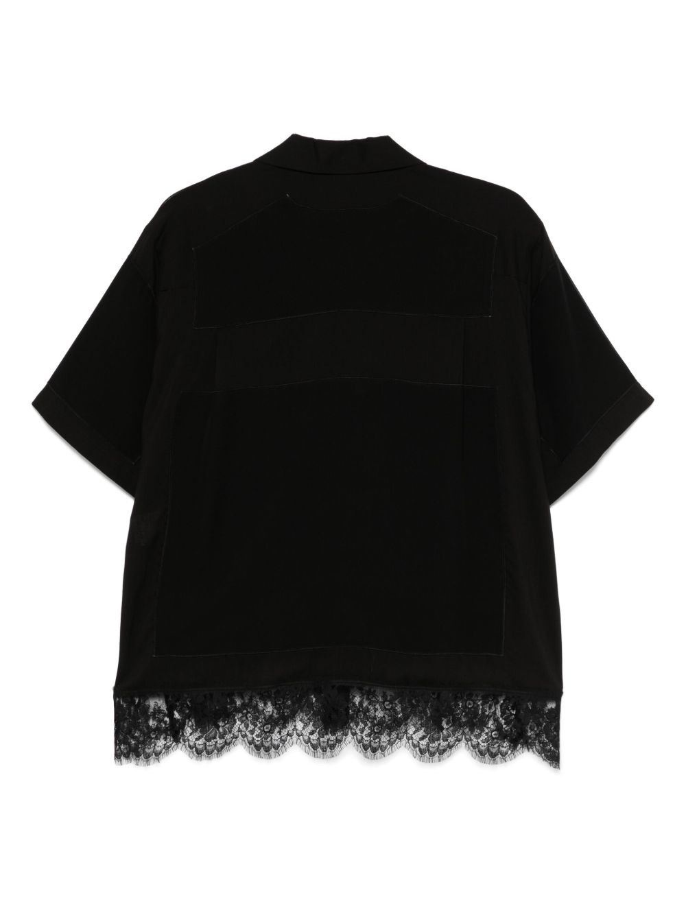 floral-lace shirt - 2