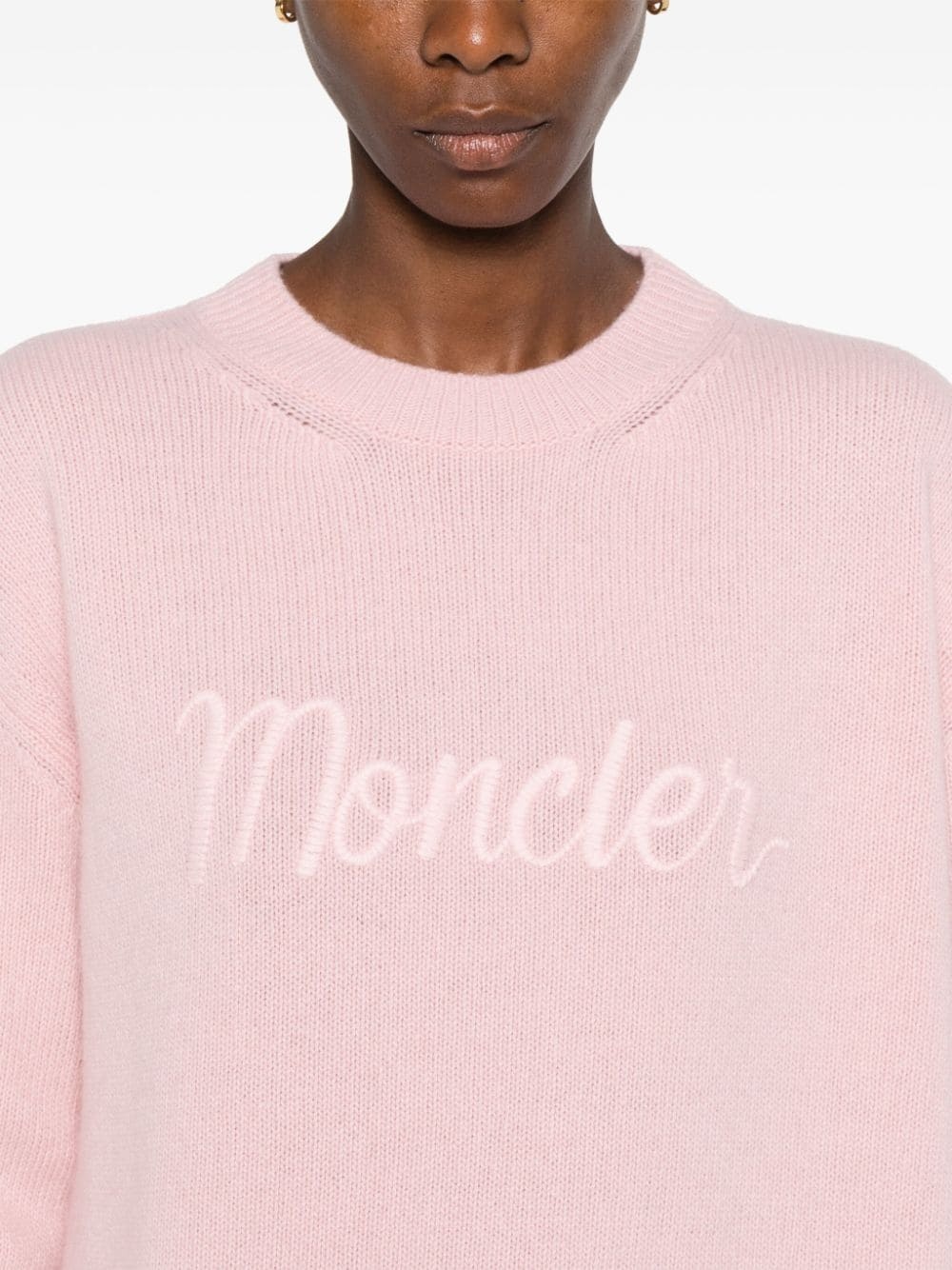 logo-embroidered jumper - 5