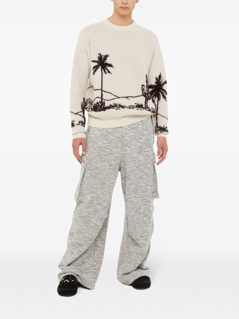 Alanui desert print-knitted jumper outlook