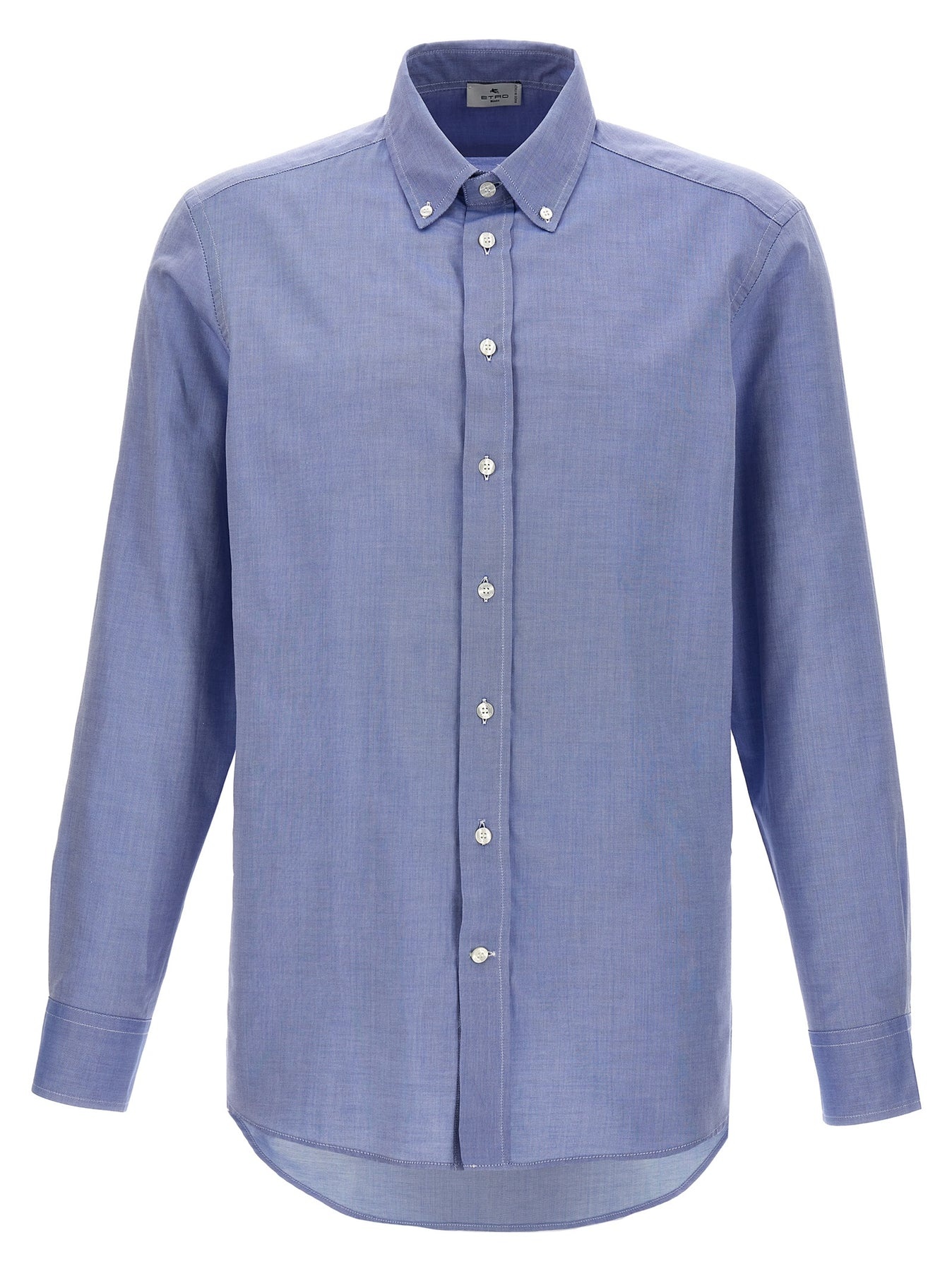 Cotton Shirt Shirt, Blouse Light Blue - 1