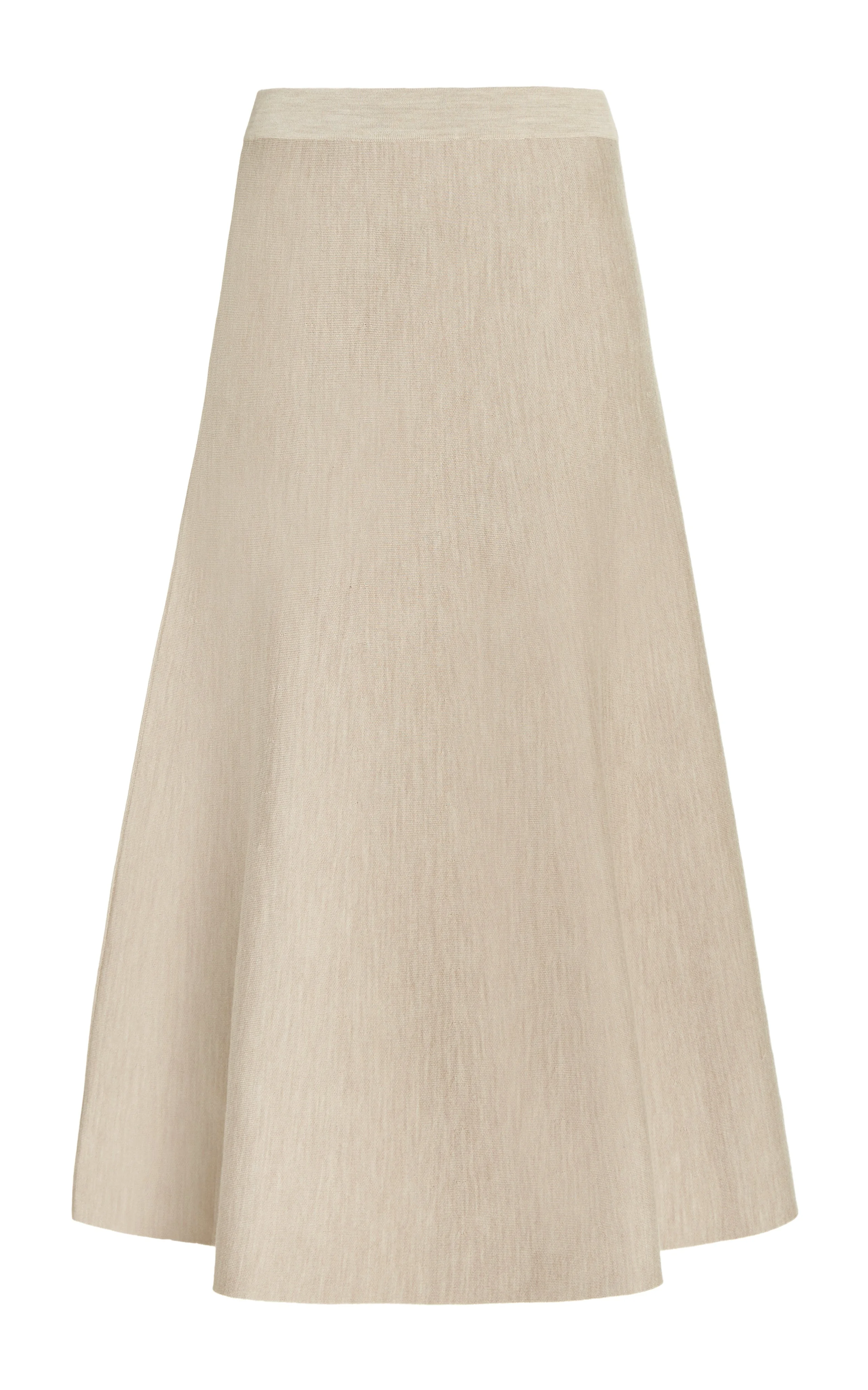 Freddie 스커트 에 Oatmeal cashmere Wool - 1