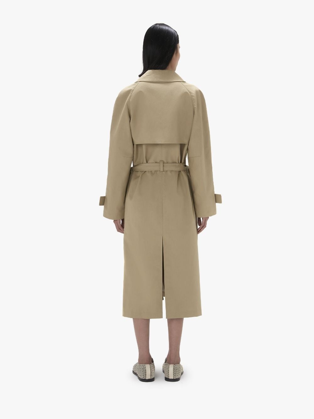 GATHERED-WAIST TRENCH COAT - 3