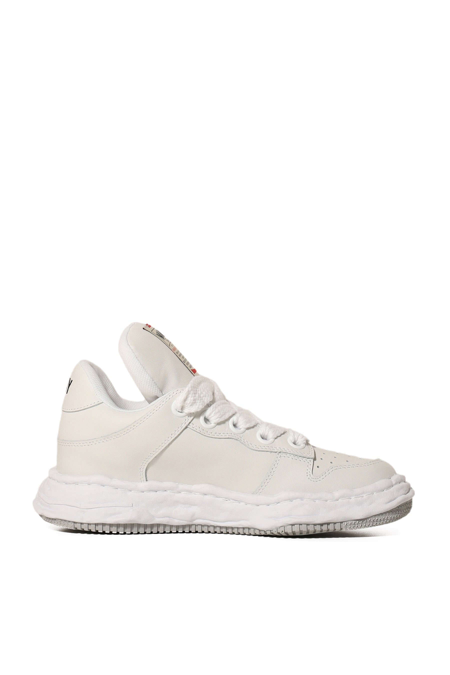 WAYNE LOW LEATHER PUFFER / WHT - 2