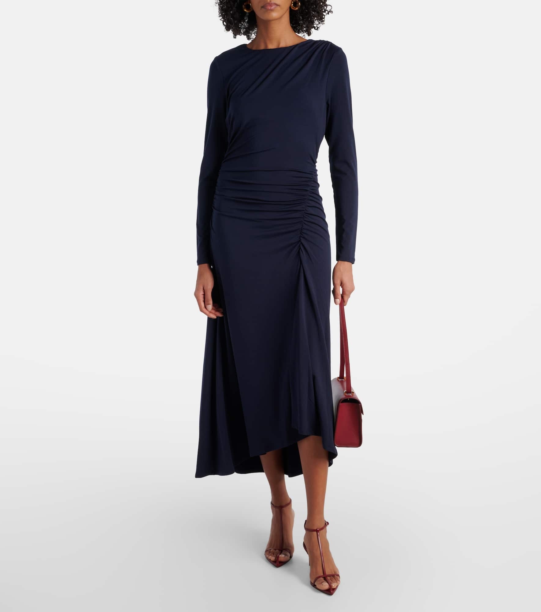 Gathered midi dress - 2