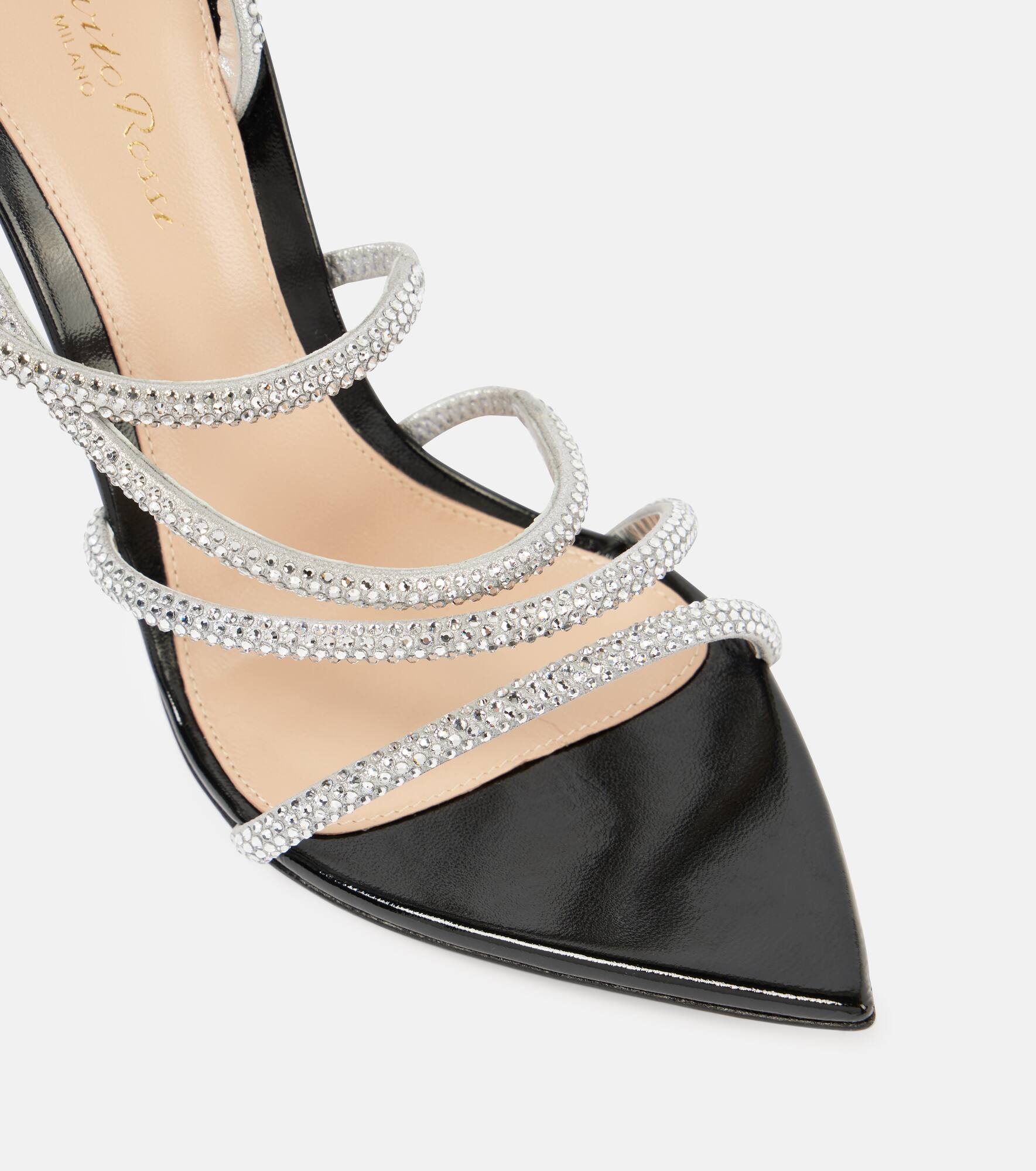 Crystal Ettie leather sandals - 6