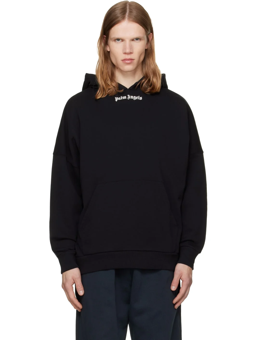 Black Classic Logo Over Hoodie - 1