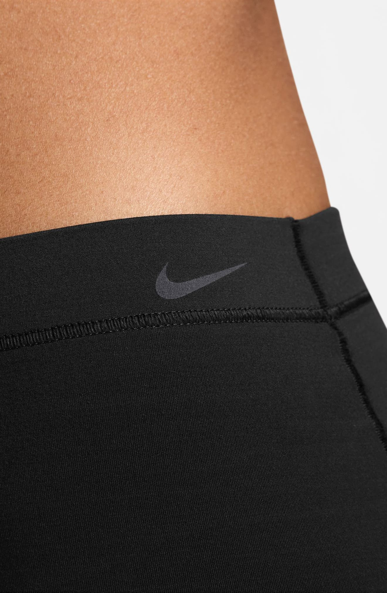 Nike Form Dri-FIT Boy Shorts in Black/Smoke Grey at Nordstrom - 4