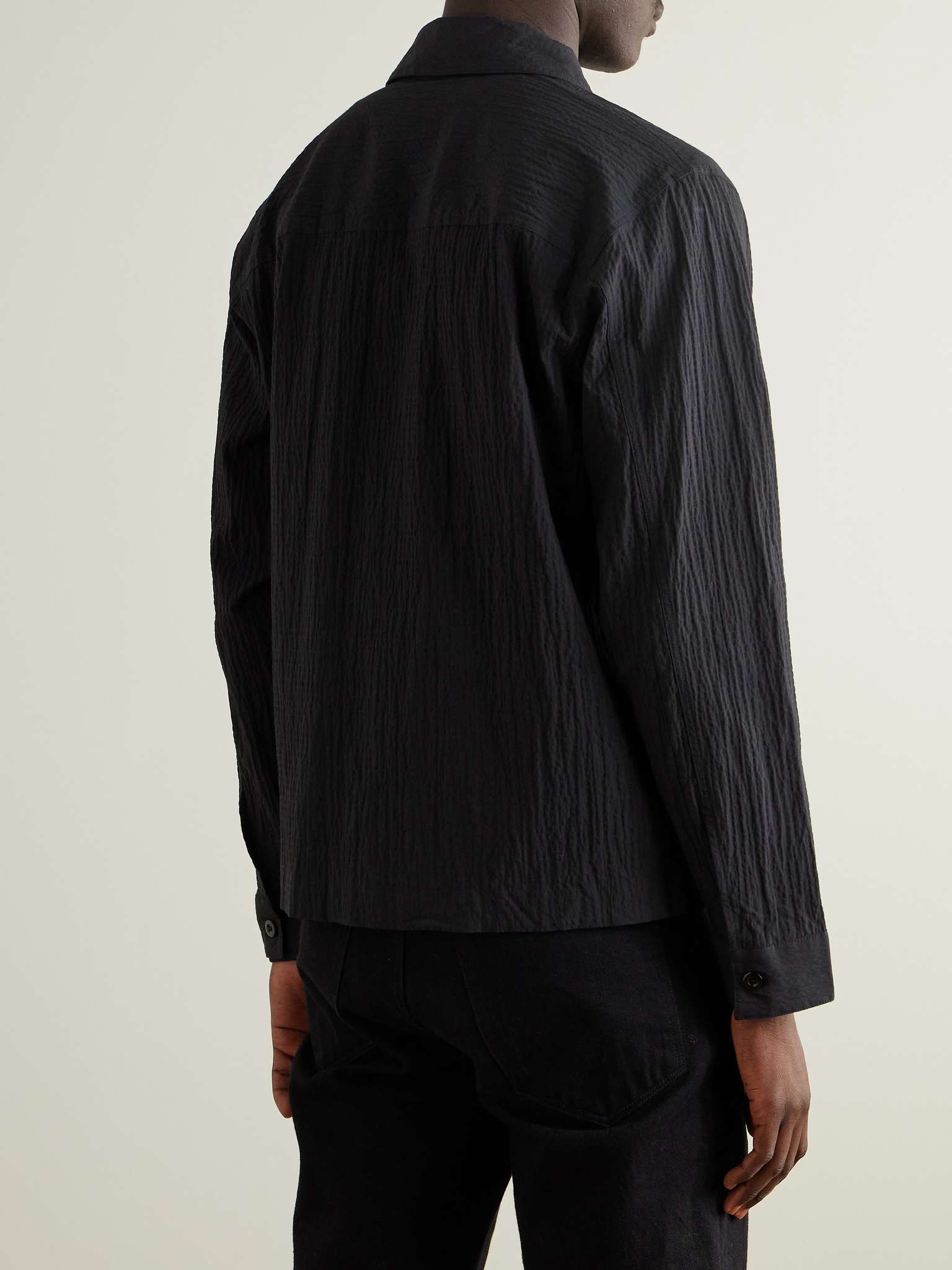 Alban 5721 Organic Cotton-Blend Seersucker Jacket - 3