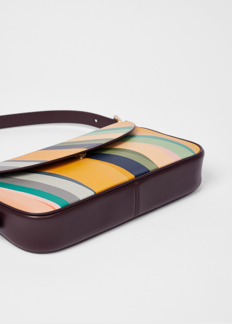 Women's Leather 'Swirl' Baguette Bag 4