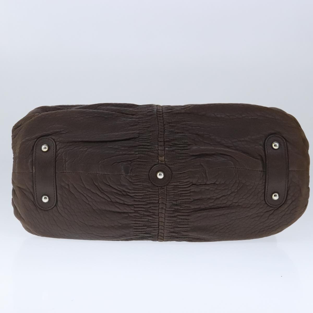DIOR Hand Bag Leather Brown - 5