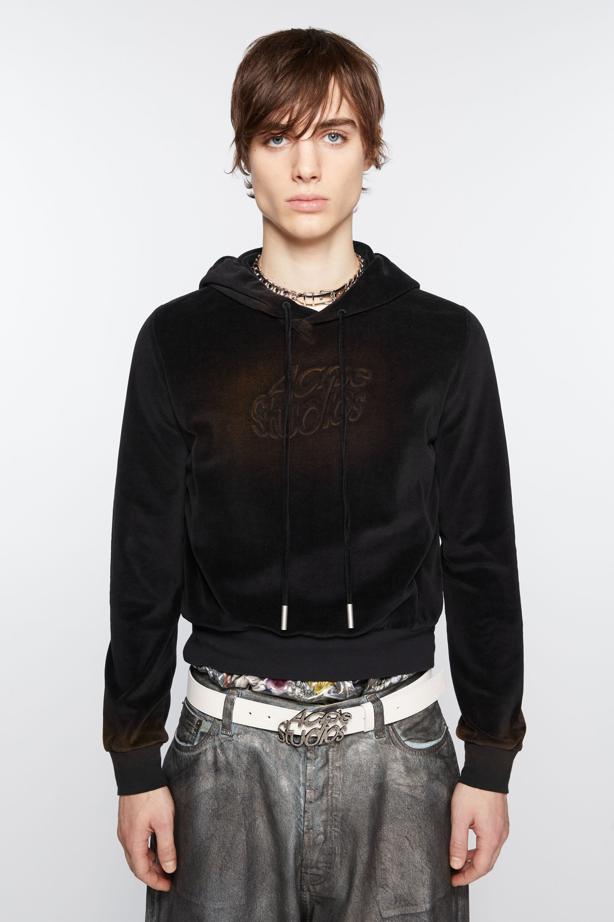 Hooded sweater - Fitted fit - Black - 2