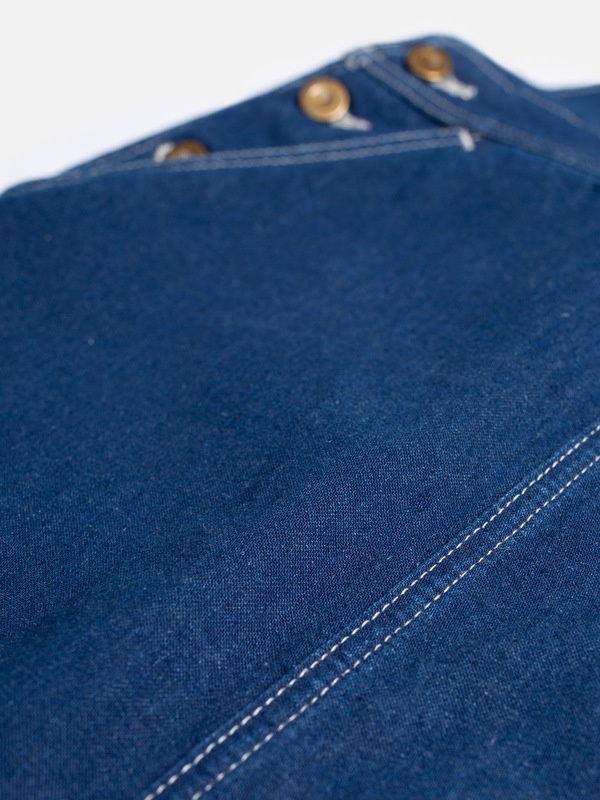 Inger Utility Denim Dungarees Dress Blue - 8