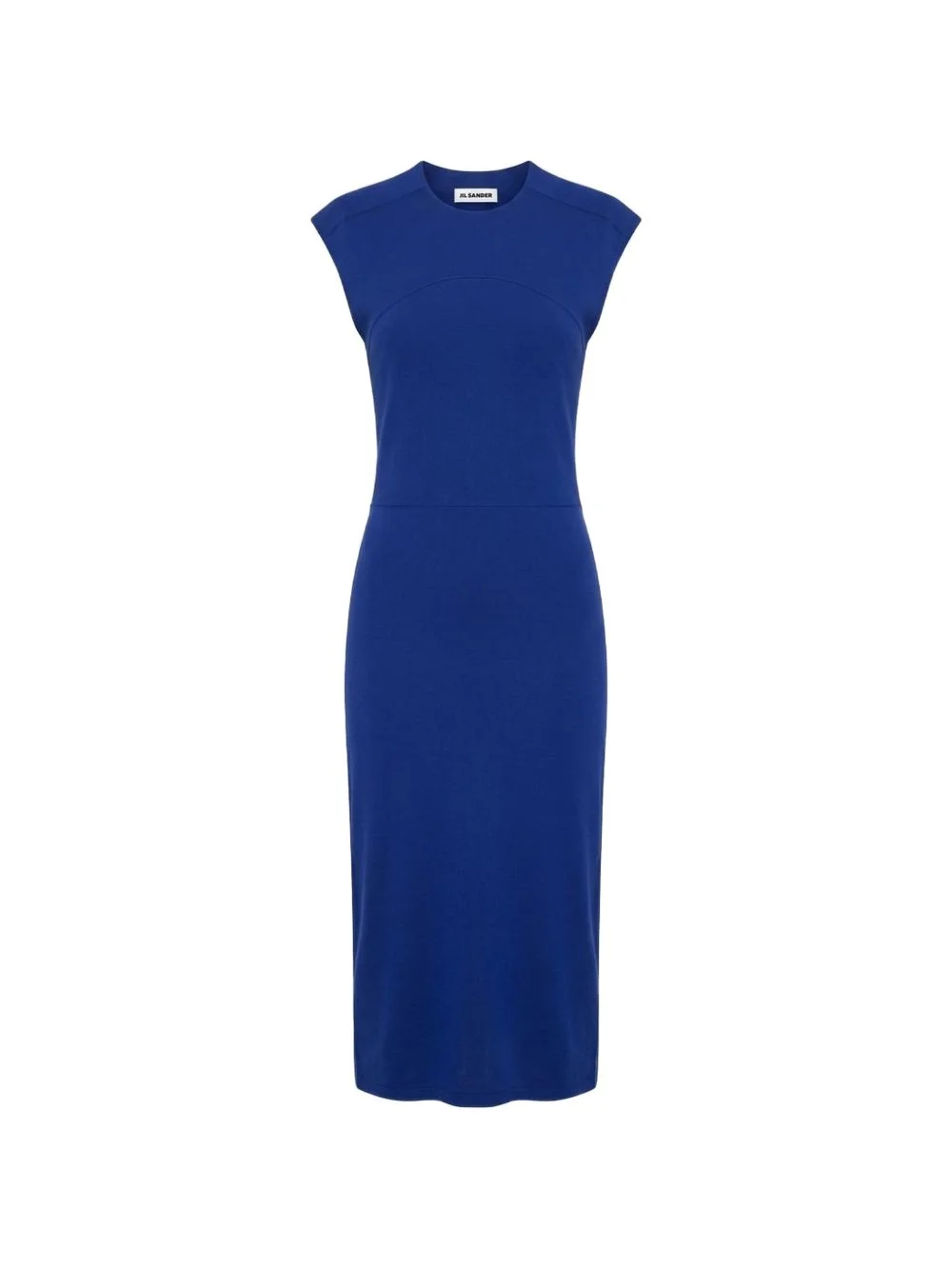 cut-out sleeveless midi dress - 1