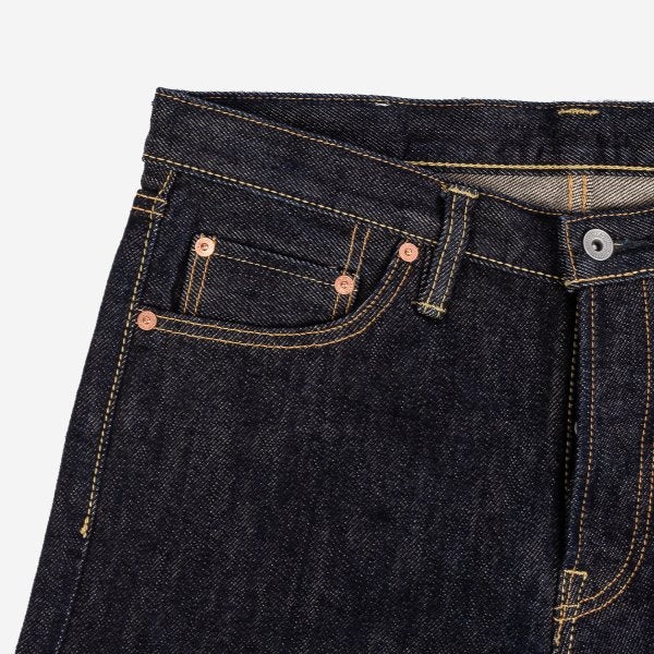 IH-666S-21 21oz Selvedge Denim Slim Straight Indigo - 4