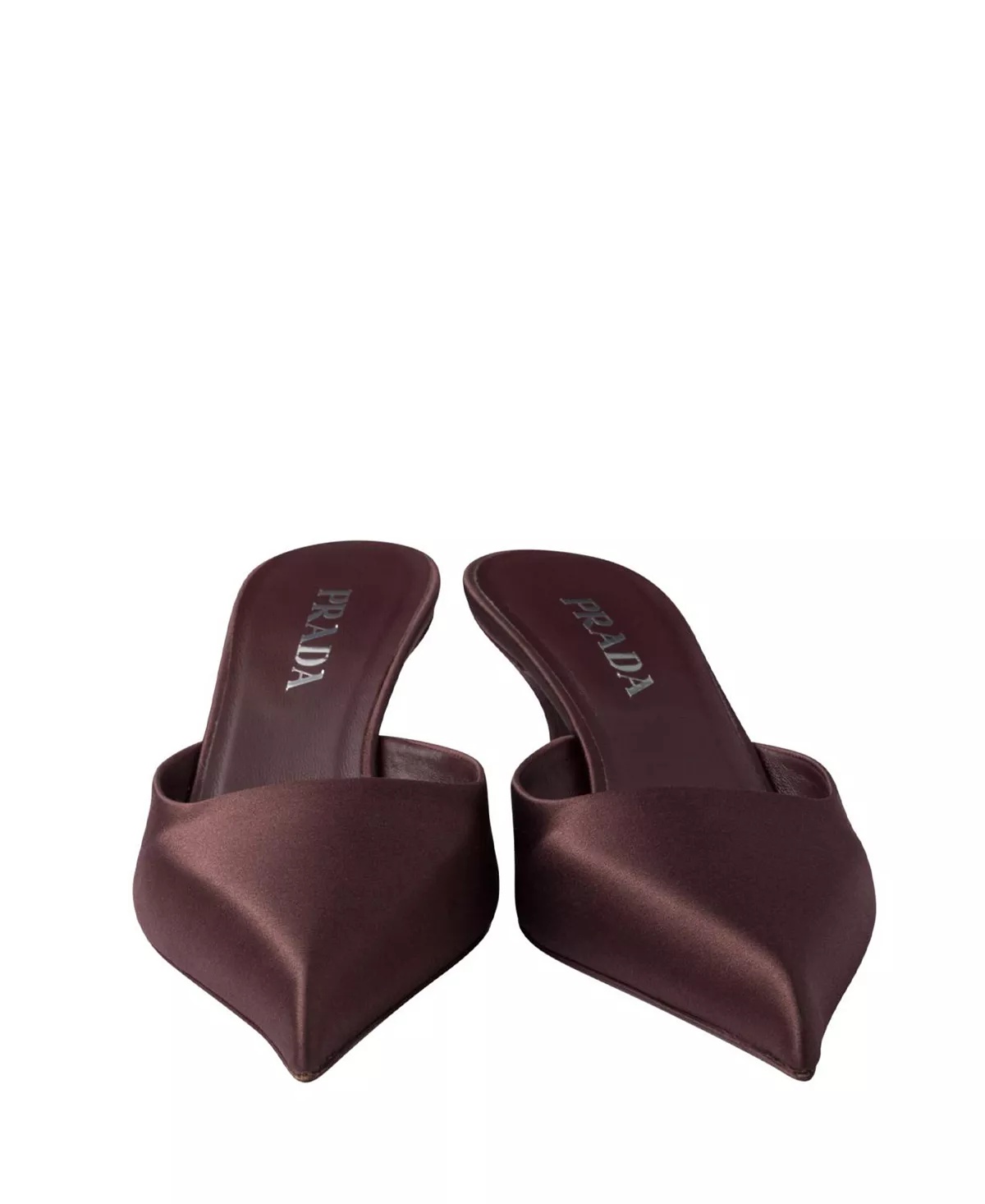 Women's Satin Mules - 6
