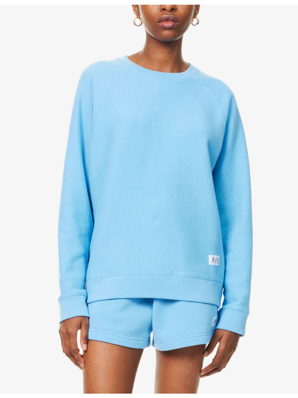 Runner Soft Crewneck Cotton-Jersey Sweatshirt - 3
