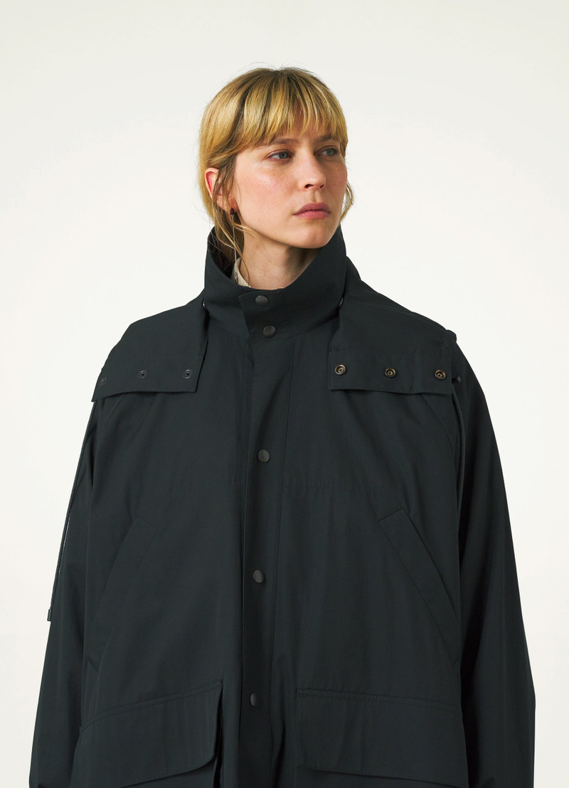 Lemaire RAINCOAT WITH DETACHABLE HOOD | REVERSIBLE