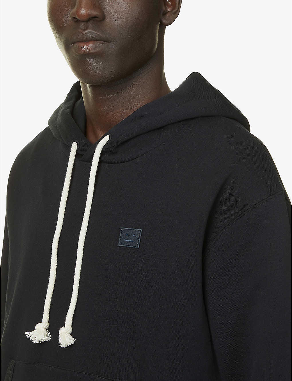 Fairah face-patch regular-fit cotton-jersey hoody - 5