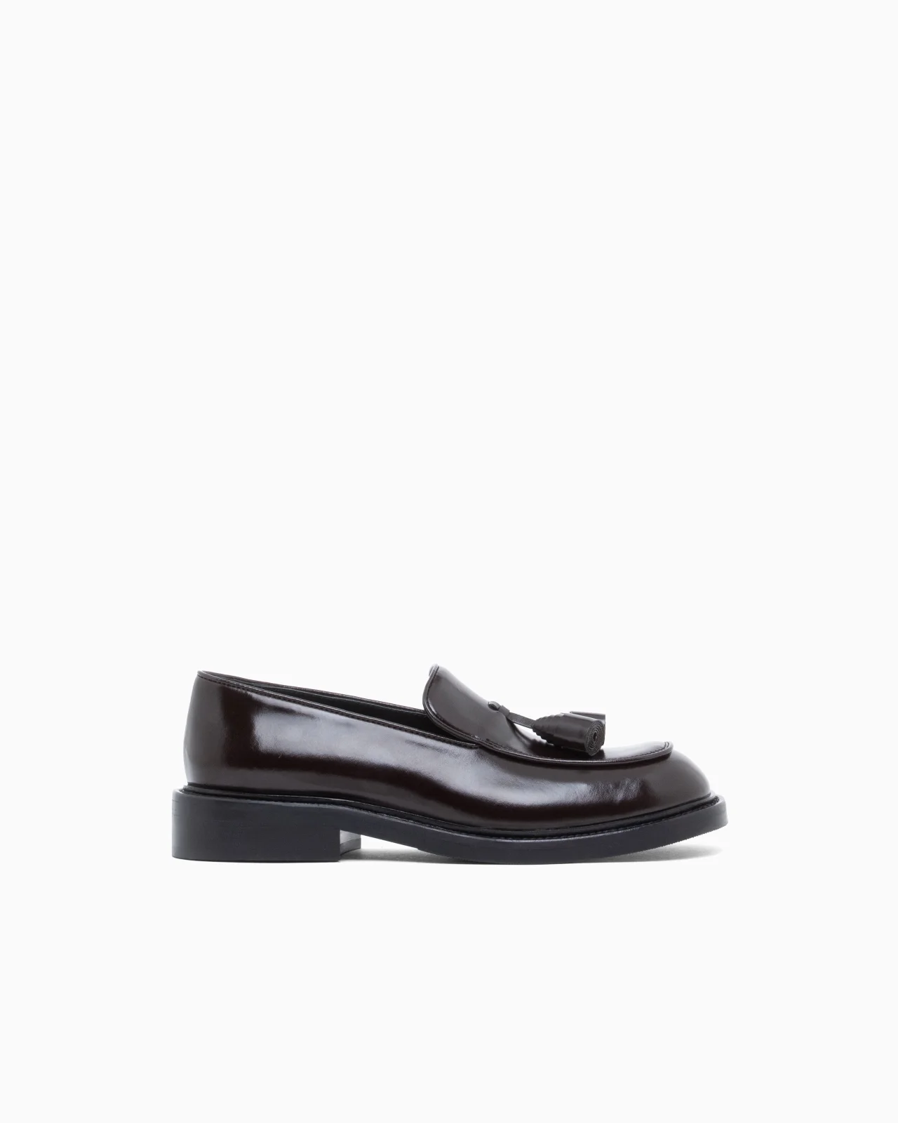 SHINY LEATHER LOAFERS WITH TASSELS SIGNATURE CAPSULE - 1