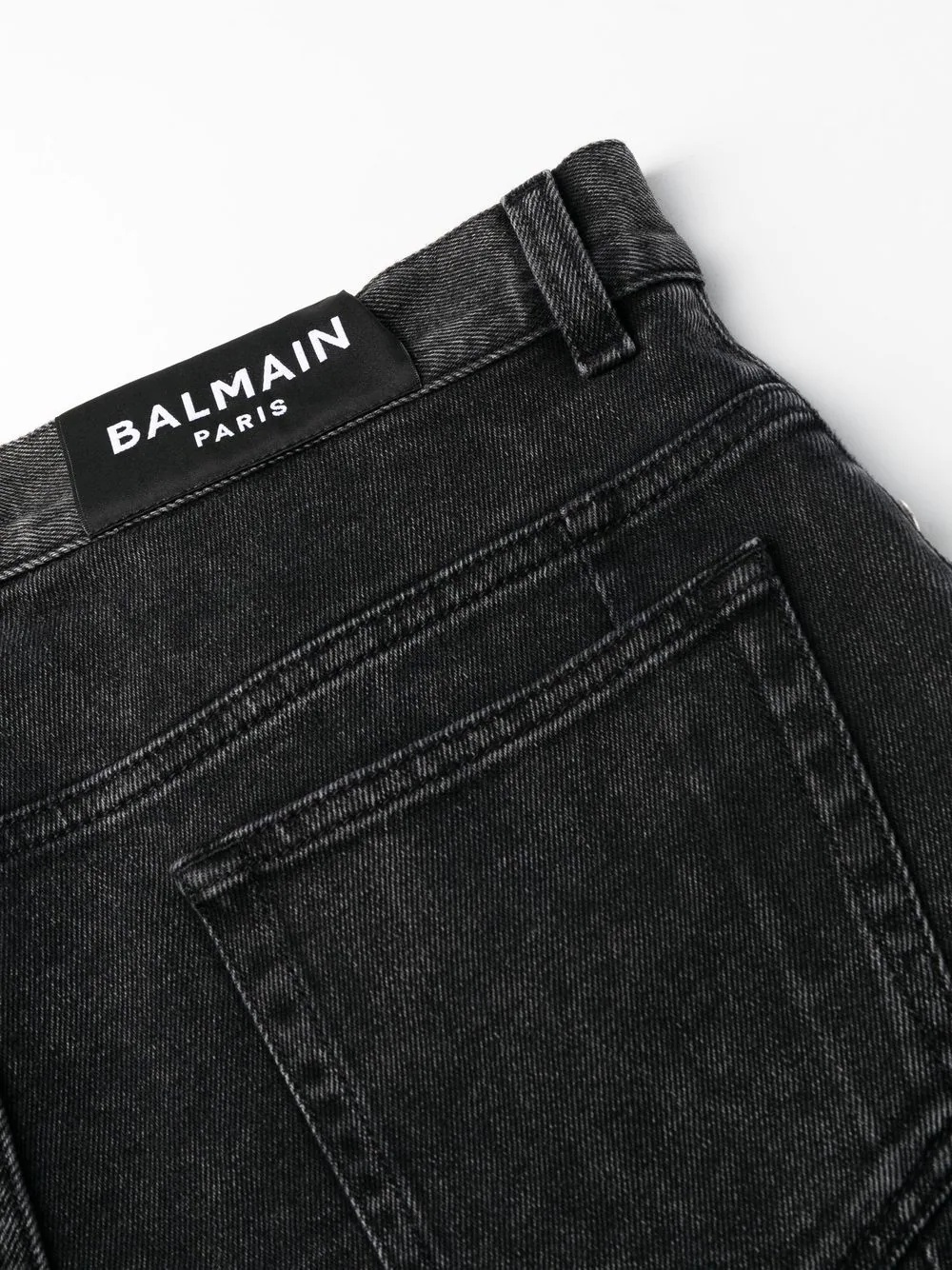 logo-patch denim jeans - 6