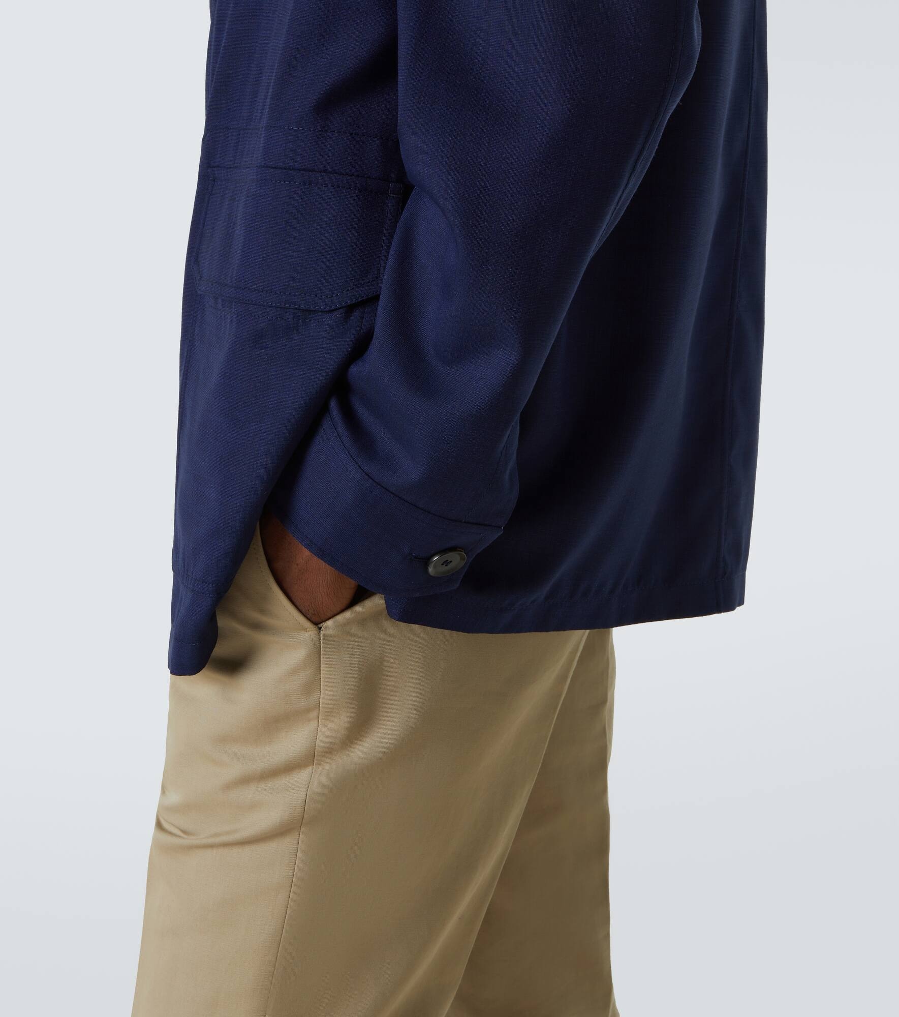 Wool and silk jacket - 7
