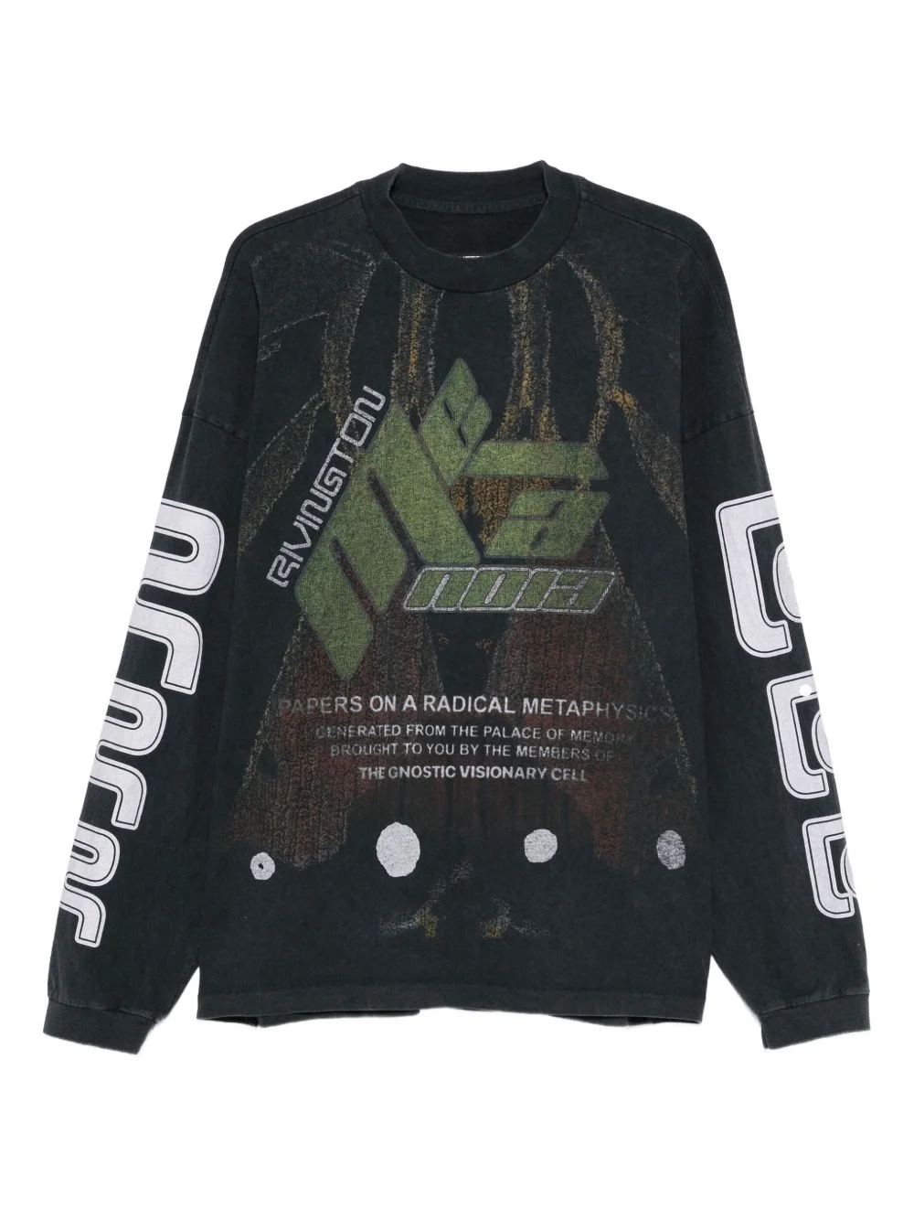 graphic-print long-sleeve T-shirt - 1