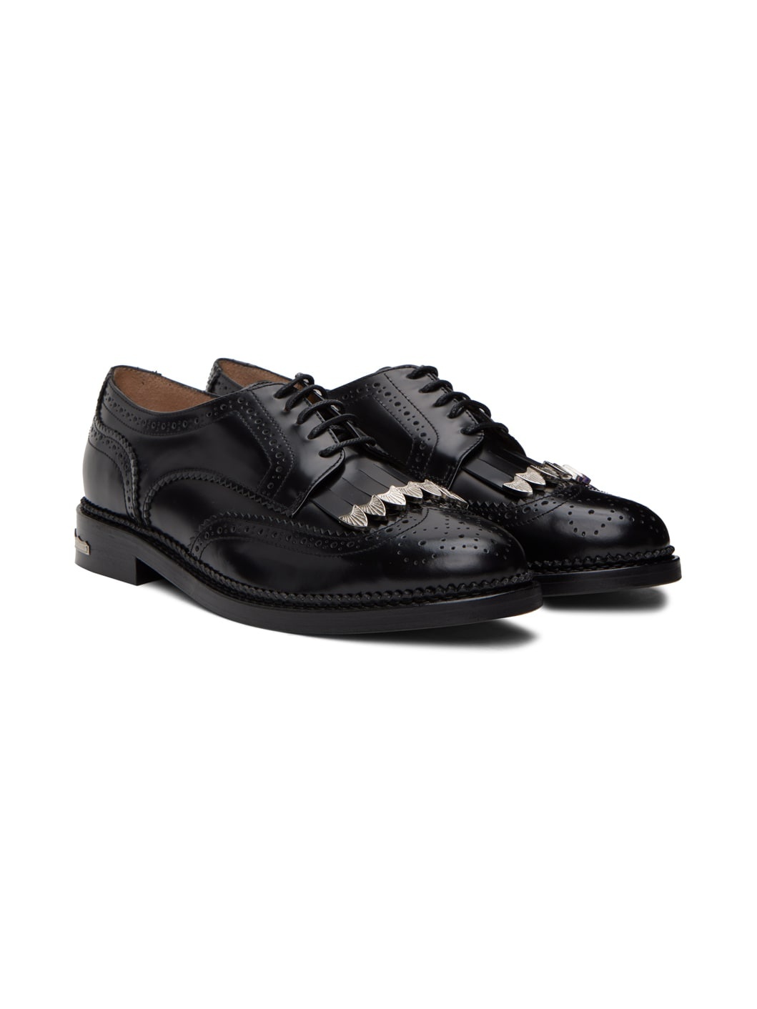 Black Polido Derbys - 4