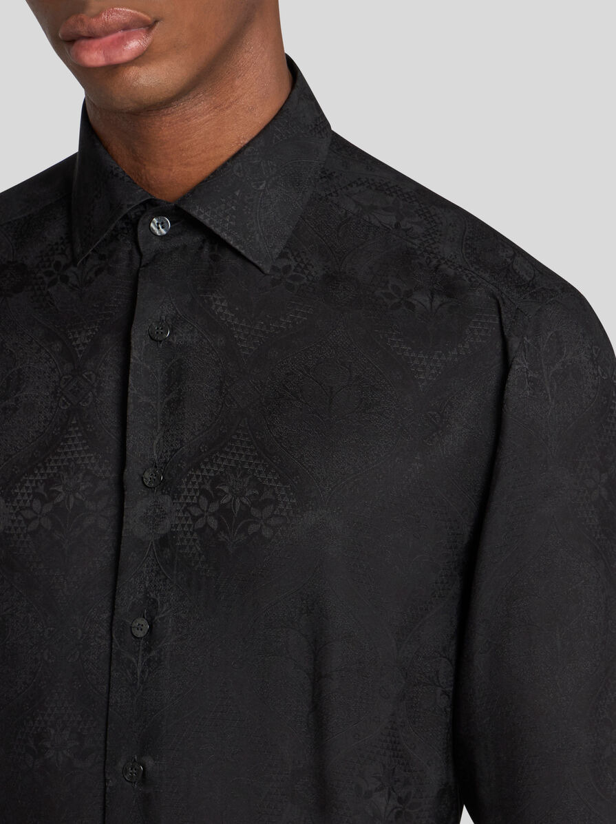 FLORAL JACQUARD ROMA SHIRT - 3