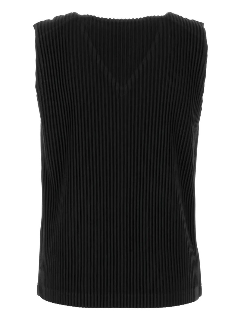 ISSEY MIYAKE JULY AW25 BASIC VEST - BLACK outlook